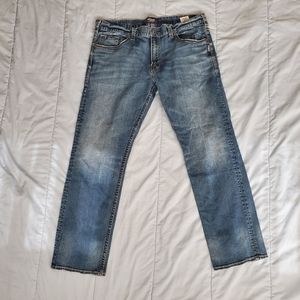 Silver Eddie Jeans 40x34